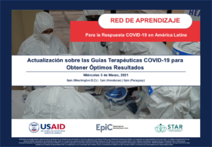 Webinar Actualización sobre las Guías Terapéuticas COVID-19 para Obtener Óptimos Resultados